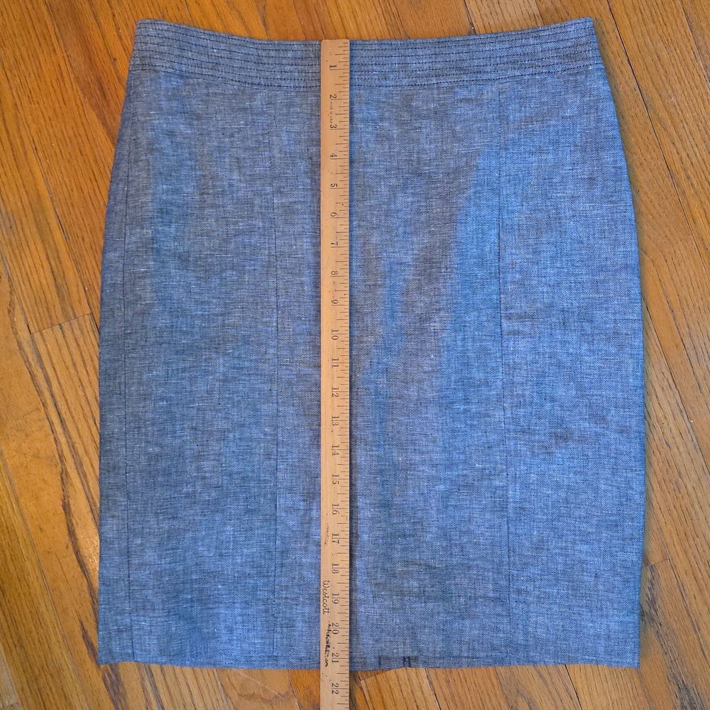 Banana Republic Size 8 Linen A-Line Skirt - BEAUTIFUL! - Picture 2 of 13